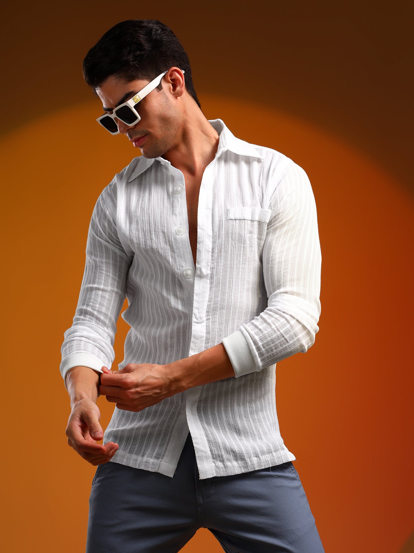White Cotton Shirt