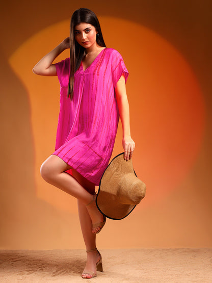 FuchsiapinkShiftdress